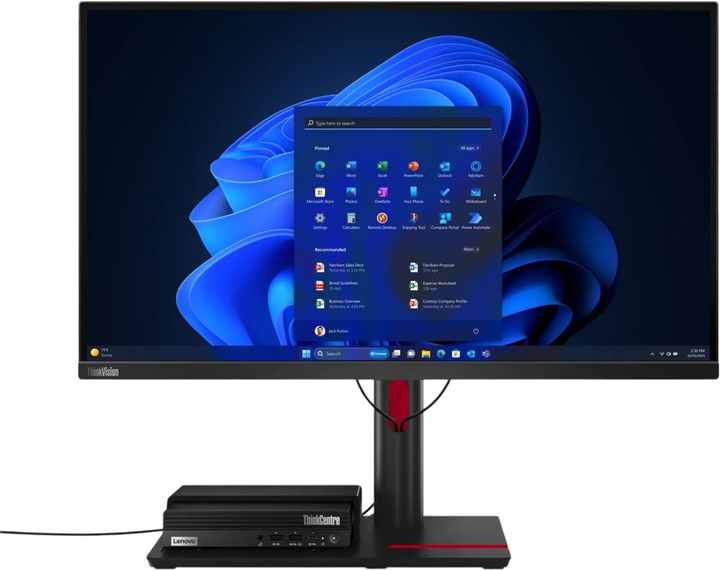Комп'ютер Lenovo ThinkCentre M75q G5 (12RQ0017PB) Black - зображення 7