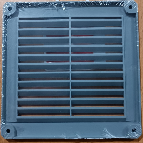 Накладная вентиляционная решетка Airroxy 350х350 gray (02-335) - изображение 4