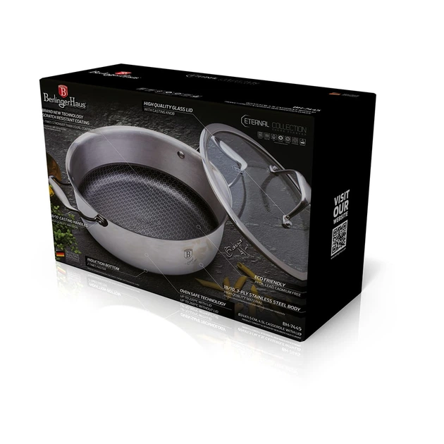 Каструля з кришкою 4,5 л Berlinger Haus Eternal Collection (BH-8509) - зображення 3