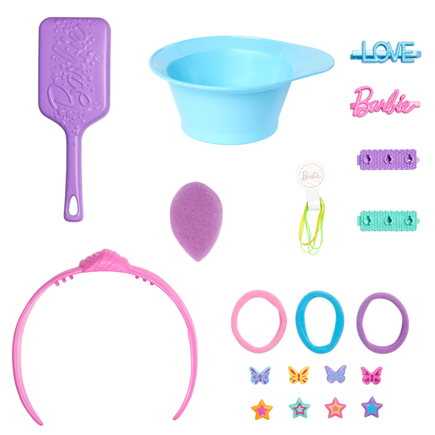 Głowa do stylizacji Barbie Deluxe Blond JFG81 (0194735296651) - obraz 3