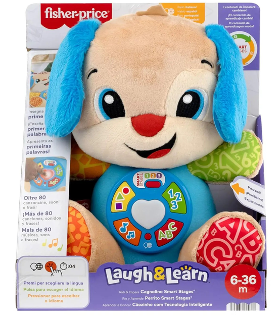 Zabawka interaktywna Fisher-Price Laugh & Learn Szczeniaczek Młodszy brat JFD26 (0194735294077) - obraz 1