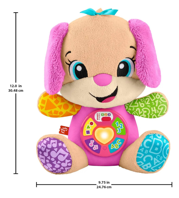 Інтерактивна іграшка Fisher-Price Laugh & Learn Цуценя Молодша сестричка JFD35 (0194735294060) - зображення 3