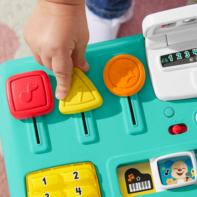 Музичний столик Fisher-Price Інтерактивний Mix & Learn DJ Table HRB60 (0194735171903) - зображення 6
