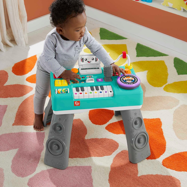 Музичний столик Fisher-Price Інтерактивний Mix & Learn DJ Table HRB60 (0194735171903) - зображення 7