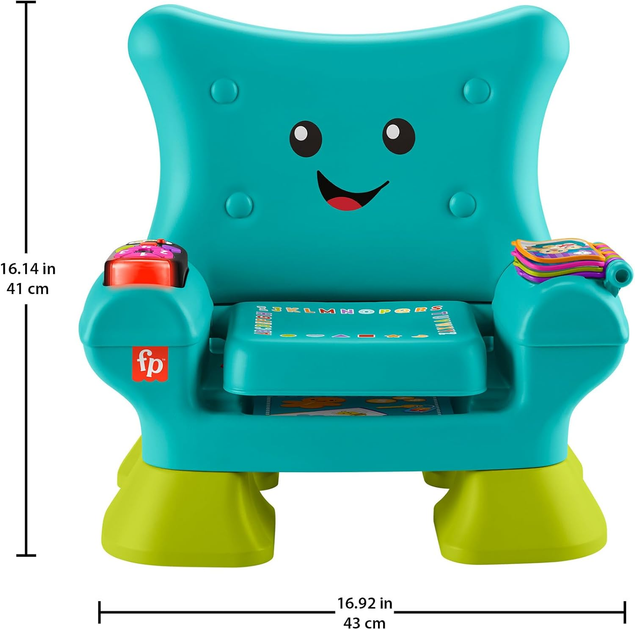 Інтерактивна іграшка Fisher-Price Laugh & Learn Музичне Крісло HYR96 (0194735254743) - зображення 3