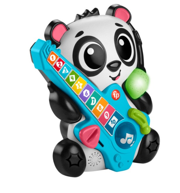 Zabawka interaktywna Fisher-Price Link Squad Jam & Count Panda HYL03 (wersja włoska)(0194735249671) - obraz 3