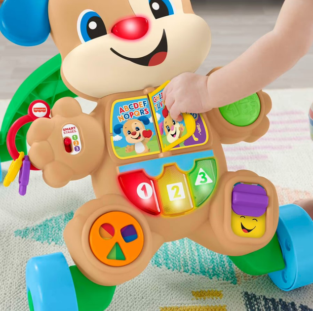 Chodzik interaktywny Fisher-Price Cagnolini Primo Passi HHX15 (0194735078578) - obraz 3