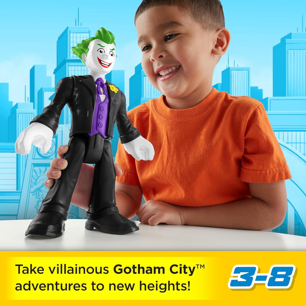 Фігурка Fisher Price Imaginext DC Super Friends Joker XL 25 см HXH35 (0194735229956) - зображення 5