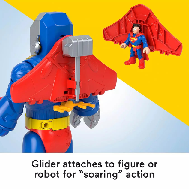 Фігурка Fisher Price Imaginext DC Super Friends Інтерактивний Екзоробот Superman JCT47 (0194735275939) - зображення 4