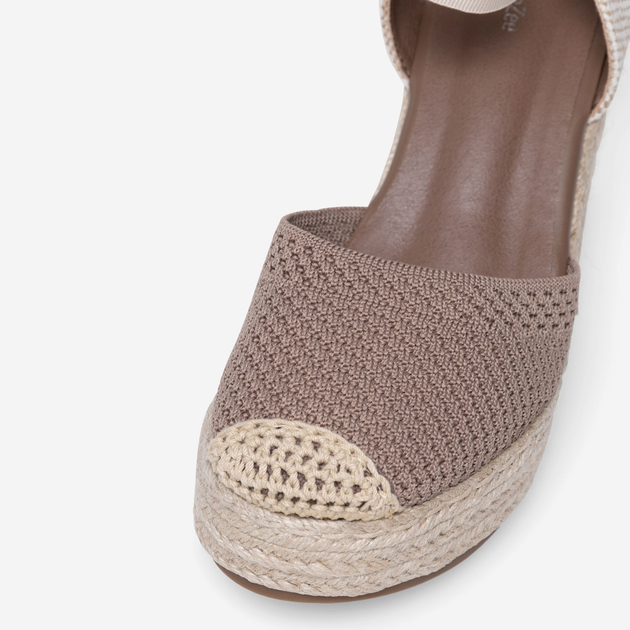 Женские эспадрильи DeeZee WS2509-001 39 24.4 см Бежевые (5905588543343) - изображение 5