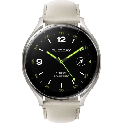 Смарт-годинник Xiaomi Watch 2 Titan BHR9306GL Gray Case White Leather Strap (1093970) - Фото 2 Смарт-годинник Xiaomi Watch 2 Titan BHR9306GL Gray Case White Leather Strap (1093970) - зображення 2