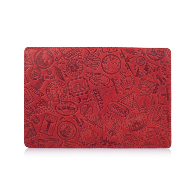 Обложка для паспорта HiArt PC-02-S18-1440-T007 Shabby Red Berry "Let's Go Travel" - изображение 3