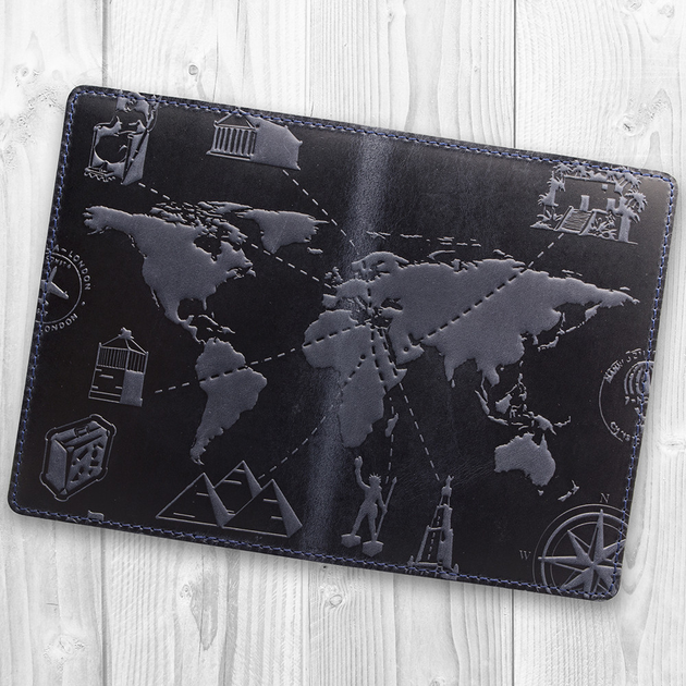 Обложка для паспорта HiArt PC-01-S19-4013-T002 Shabby Lagoon "7 wonders of the world" - изображение 4