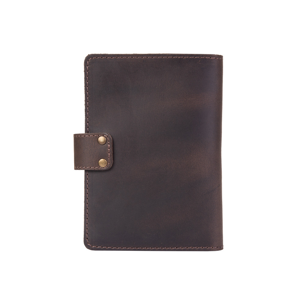 Шкіряний портмоне для паспорта / ID документів HiArt PB-03S/1-S19-1106-T006 Shabby Gavana Brown "Mehendi Classic" - зображення 2