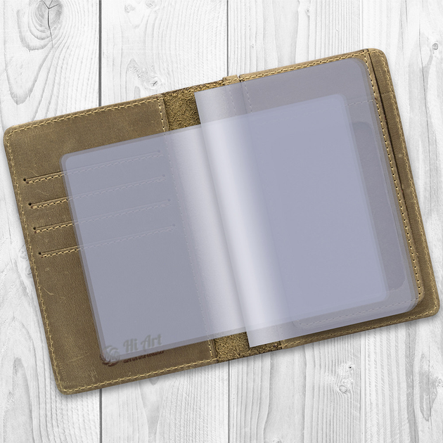 Обложка-органайзер для документов HiArt AD-01-S19-1020-000 Shabby Brown - изображение 4