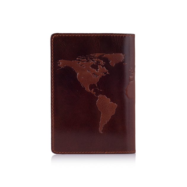 Обложка для паспорта HiArt PC-03-C19-1436-T001 Crystal Сognac "World Map" - Фото 2 Обложка для паспорта HiArt PC-03-C19-1436-T001 Crystal Сognac "World Map" - изображение 2