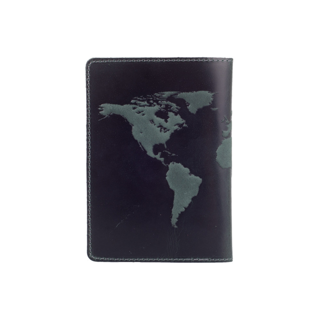 Обложка для паспорта HiArt PC-01-S19-5920-T001 Shabby Alga "World Map" - изображение 2