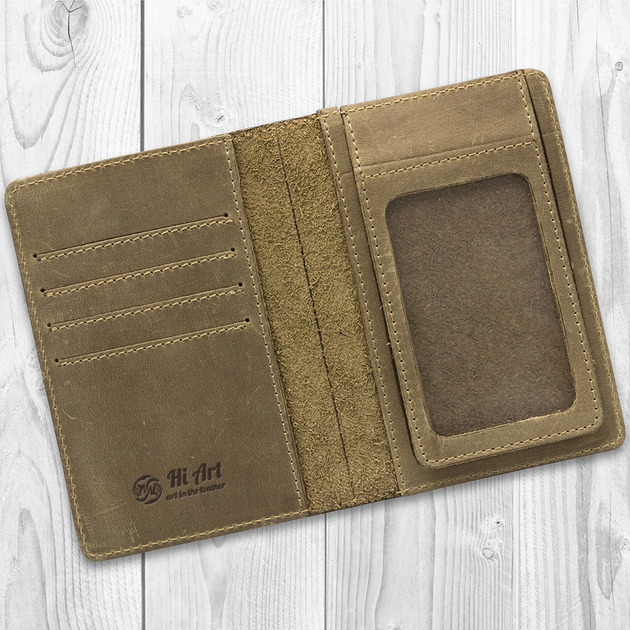 Обложка-органайзер для документов HiArt PC-03-S19-1020-000 Shabby Brown - изображение 5