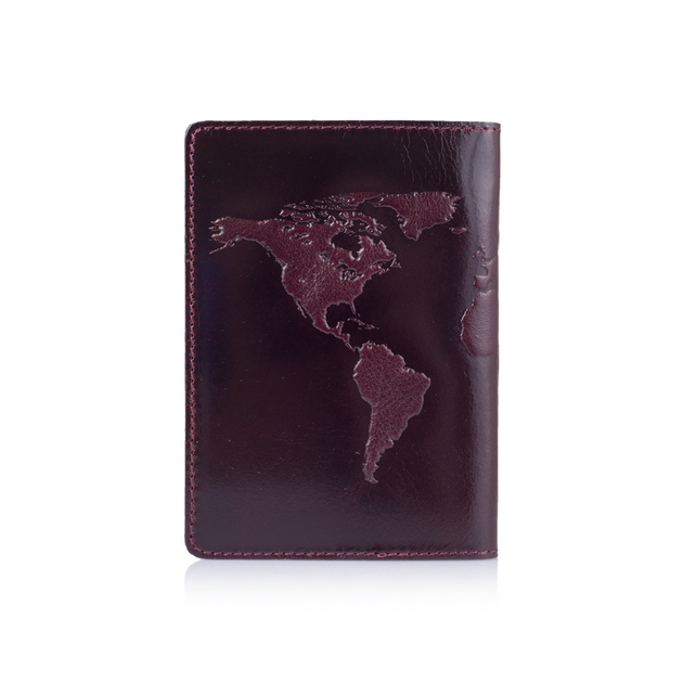Обложка для паспорта HiArt PC-03-C19-1718-T001 Crystal Sangria "World Map" - изображение 2