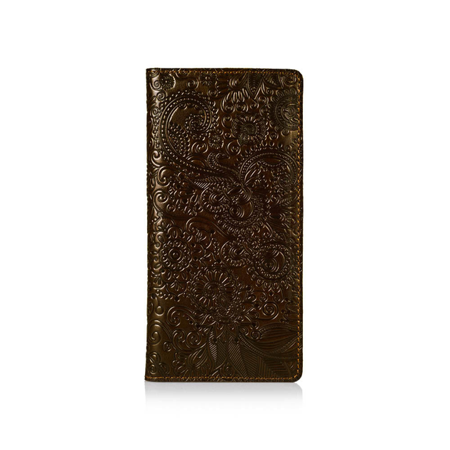 Коричневый Кожаный Бумажник Hi Art WP-02-C18-0840-T005 Crystal Brown "Mehendi Art" - Фото 1 Коричневый Кожаный Бумажник Hi Art WP-02-C18-0840-T005 Crystal Brown "Mehendi Art" - изображение 1