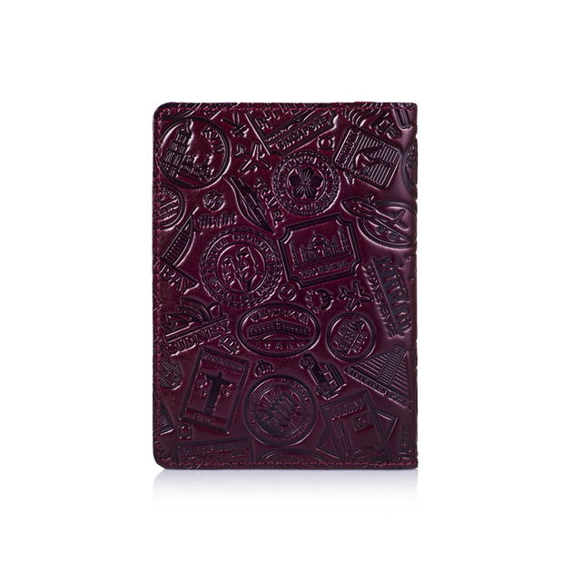 Обложка для паспорта HiArt PC-01-C19-1718-T007 Crystal Sangria "Let's Go Travel" - изображение 2