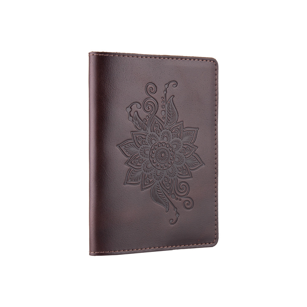 Обложка для паспорта HiArt PC-01-C19-1314-T006 Crystal Brown Silk "Mehendi Classic" - изображение 3
