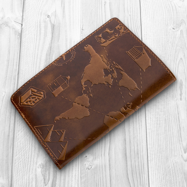 Обложка для паспорта HiArt PC-02-C18-1148-T002 Crystal Amber "7 wonders of the world" - изображение 2