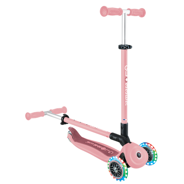 Самокат с сиденьем 3 в 1 Globber GO-UP Active Lights 360 Pastel Pink от 15 месяцев до 9 лет (749-310) - изображение 6