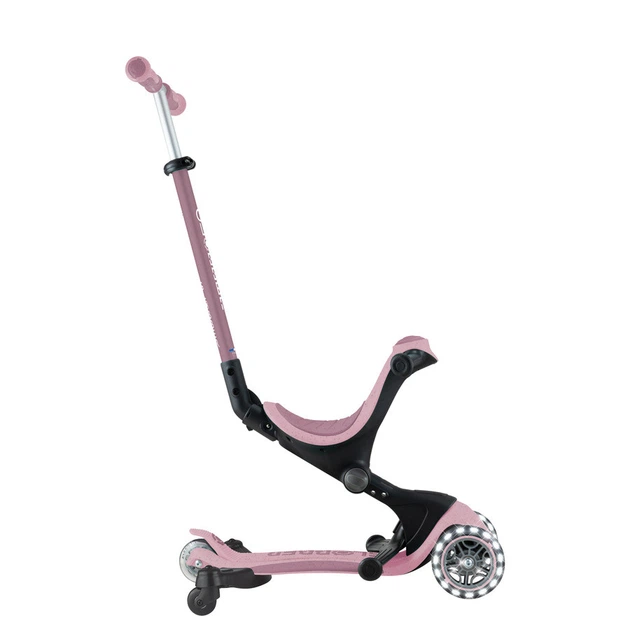 Самокат з сидінням 3 в 1 Globber GO-UP Deluxe Lights ECOlogic 360