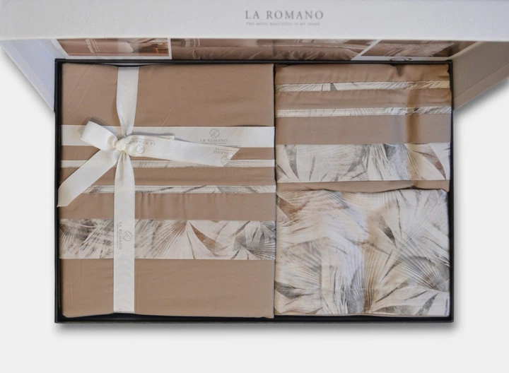 Постільна білизна La Romano Silk Satin 200×220 см Florence Rock - зображення 6