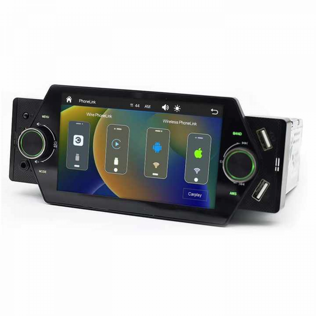 Автомагнитола 1Din PA 455U 2xUSB Bluetooth AUX с HD дисплеем 5 дюймов - изображение 4