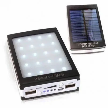 Повербанк UKC Solar 90000 mAh с LED фонарем и солнечной панелью 4531 - изображение 6