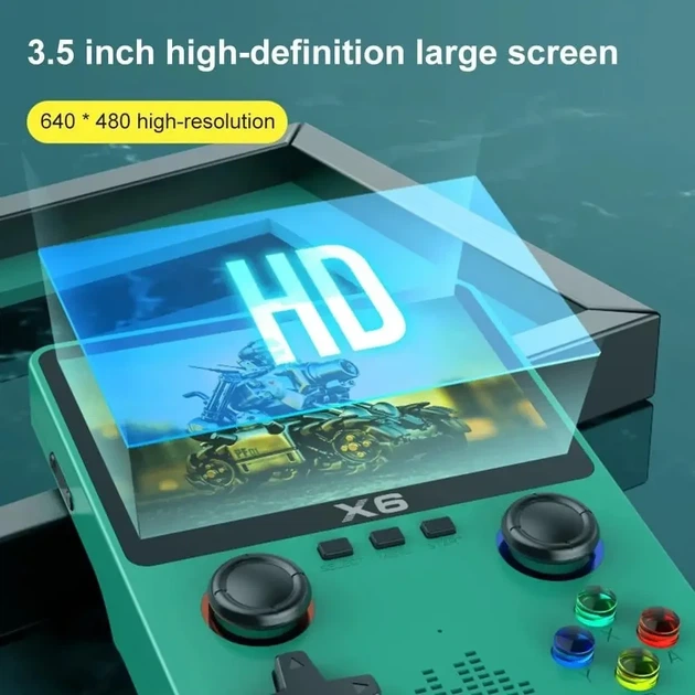 Портативная игровая приставка консоль Game Console-X6 9401 - изображение 5