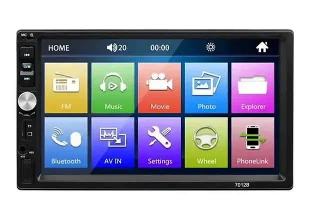 Автомагнитола 1DIN 7012B с Bluetooth и пультом с сенсорным экраном 8629 - Фото 6 Автомагнитола 1DIN 7012B с Bluetooth и пультом с сенсорным экраном 8629 - изображение 6