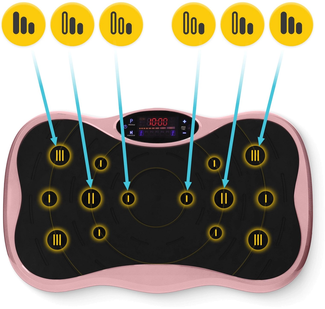 Вібраційна платформа 4FIZJO Black/Pink (VP03)  - зображення 3
