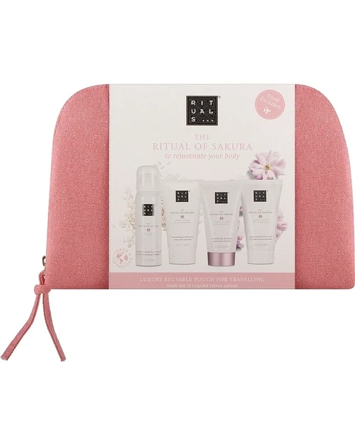 Набор с косметичкой Rituals The Ritual of Sakura Hair & Body Gift Set - Фото 2 Набор с косметичкой Rituals The Ritual of Sakura Hair & Body Gift Set - изображение 2