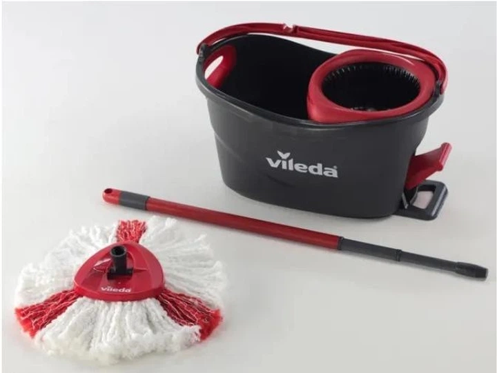 Набір для прибирання Відро та Швабра Vileda 163422 TURBO 2в1 Microfibre - Фото 9 Набір для прибирання Відро та Швабра Vileda 163422 TURBO 2в1 Microfibre - изображение 9