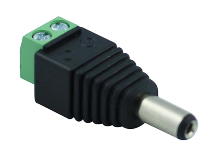 Штекер питания папа (power) DC-M Jack с клеммной колодкой 5,5х2,1мм (вилка) - Фото 2 Штекер питания папа (power) DC-M Jack с клеммной колодкой 5,5х2,1мм (вилка) - изображение 2
