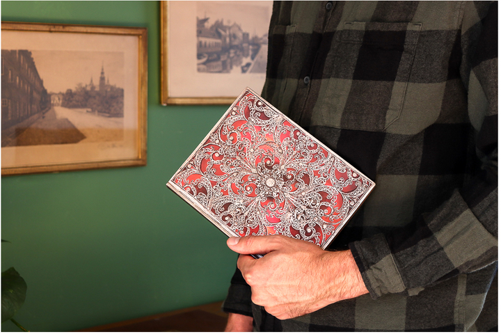 Блокнот Paperblanks Garnet Midi Flexi гладкий 12 х 17.5 см коричневий 176 аркушів (9781439794043) - зображення 4