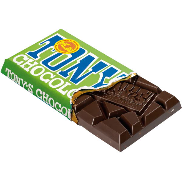 Шоколад Молочний Tony's Chocolonely puur amandel zeezout 51% з Мигдалем та Морською Солю 180g - зображення 2