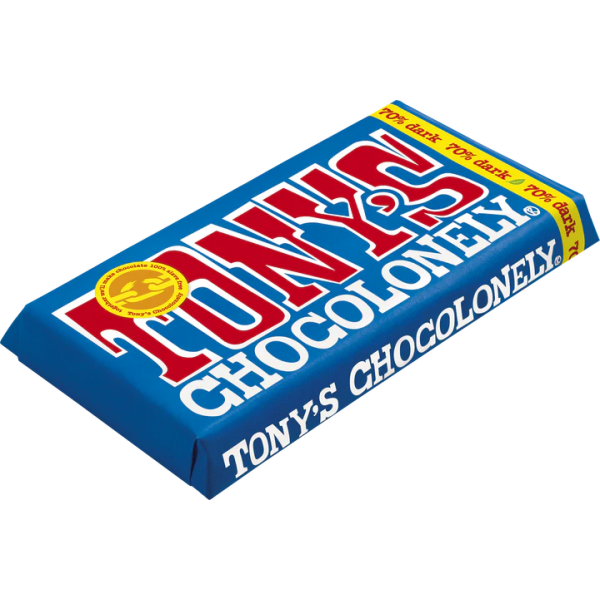 Шоколад Чорний TONY'S Chocolonely extra dark 70% chocolate 180g - зображення 3