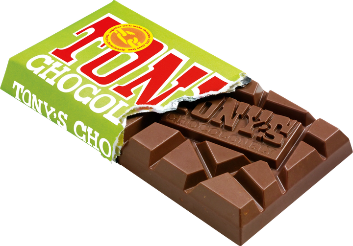 Шоколад Молочний Tony's Chocolonely Creamy Hazelnut Crunch з Лісовими Горіхами та Шматочками Хрусткого Печива 180g - зображення 2