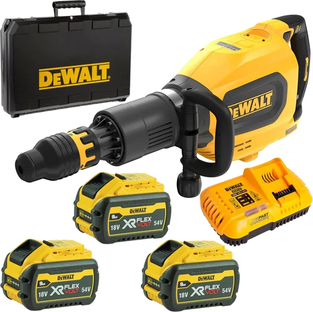 Аккумуляторный отбойный молоток DeWALT DCH911X3 - Фото 1 Аккумуляторный отбойный молоток DeWALT DCH911X3 - изображение 1
