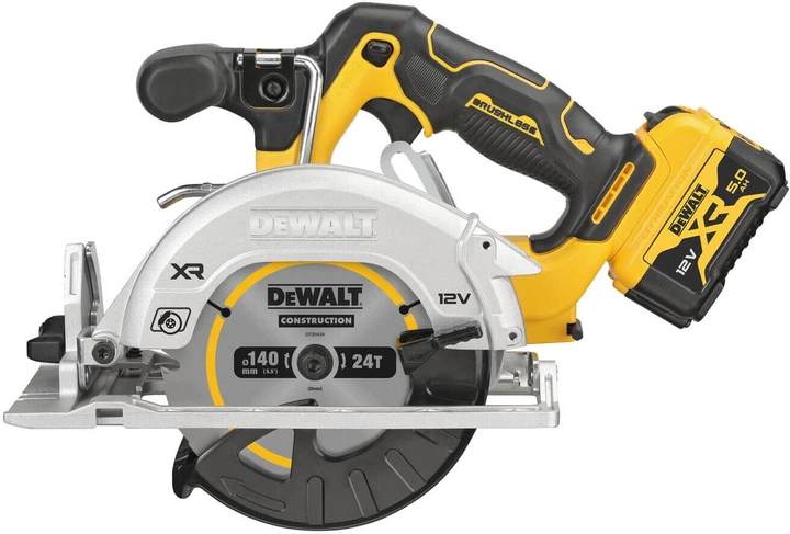 Дискова акумуляторна пила DeWALT DCS512P2 - зображення 2