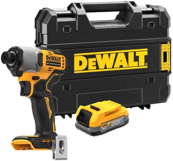 Шуруповерт ударный аккумуляторный бесщеточный DeWALT DCF840E1T - Фото 1 Шуруповерт ударный аккумуляторный бесщеточный DeWALT DCF840E1T - изображение 1