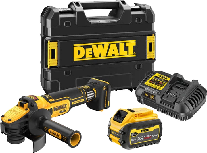Аккумуляторная угловая шлифовальная машина DeWALT DCG409VST1 - изображение 2