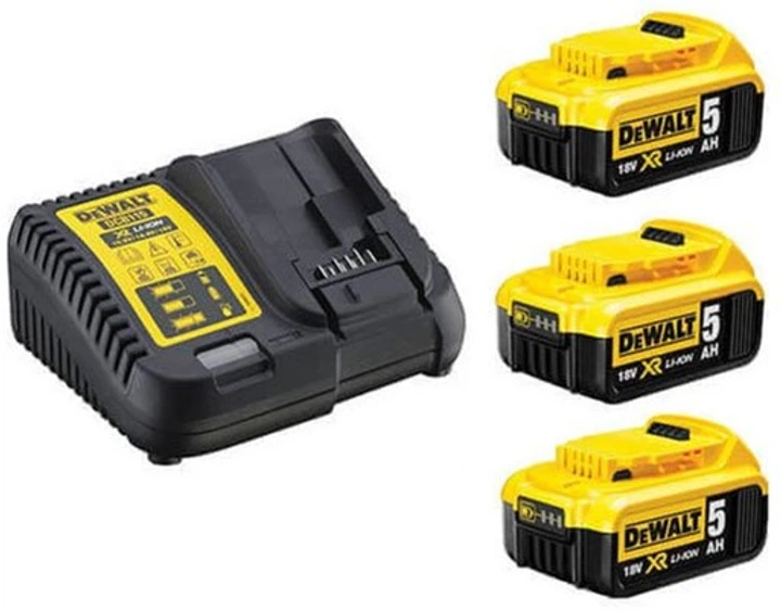 Зарядное устройство для аккумуляторов инструмента + аккумуляторы DeWALT DCB1104P3 3 шт. - Фото 2 Зарядное устройство для аккумуляторов инструмента + аккумуляторы DeWALT DCB1104P3 3 шт. - изображение 2