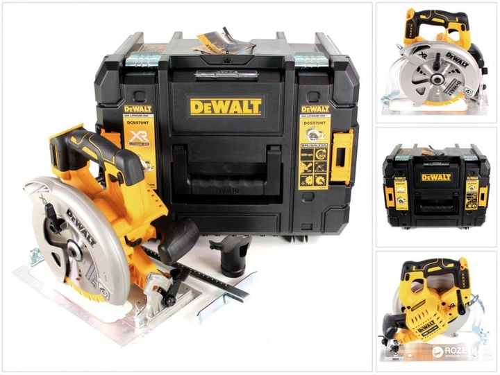 Пила дискова акумуляторна DeWALT DCS570NT - Фото 2 Пила дискова акумуляторна DeWALT DCS570NT - зображення 2