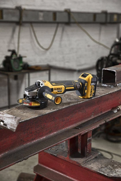 Акумуляторна безщіткова кутова шліфмашина болгарка DeWALT DCG405P3 - зображення 8