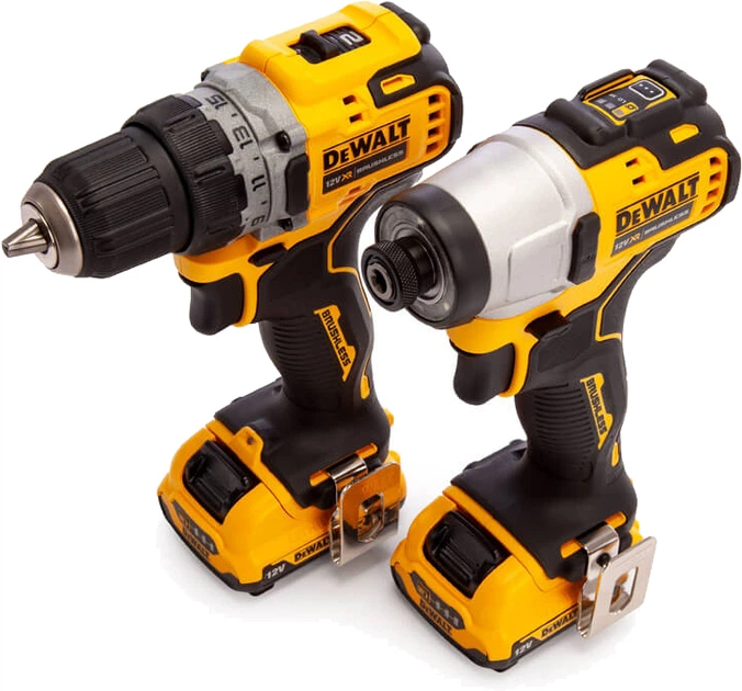 Набір з двох інструментів безщіткових DeWALT 12 В XR Li-lon, 3 А·год, валіза, 2 акумулятори та зарядний пристрій (DCK2110L2T) - Фото 6 Набір з двох інструментів безщіткових DeWALT 12 В XR Li-lon, 3 А·год, валіза, 2 акумулятори та зарядний пристрій (DCK2110L2T) - зображення 6